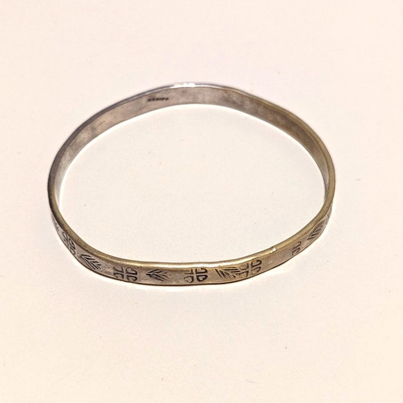 Vintage Mexican Silver Bracelet - Picture 1 of 6